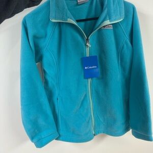 Columbia Turquoise Fleece Jacket